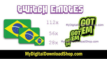 Load image into Gallery viewer, Brazil Twitch Emote