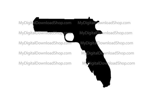 Florida Gun Svg Logo Download