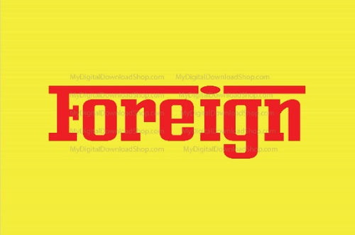 Foreign SVG Logo Download